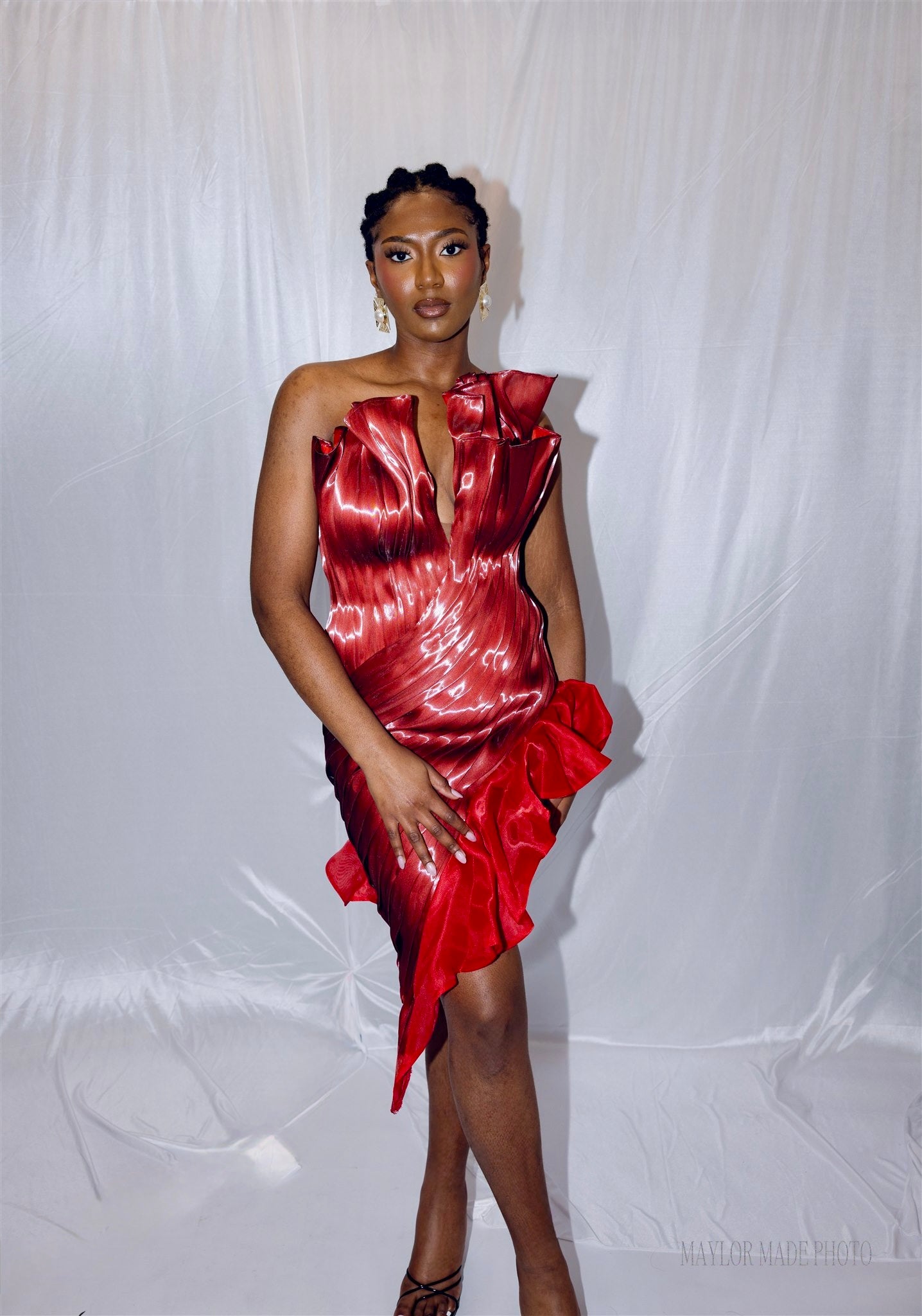 Crimson Form Dress