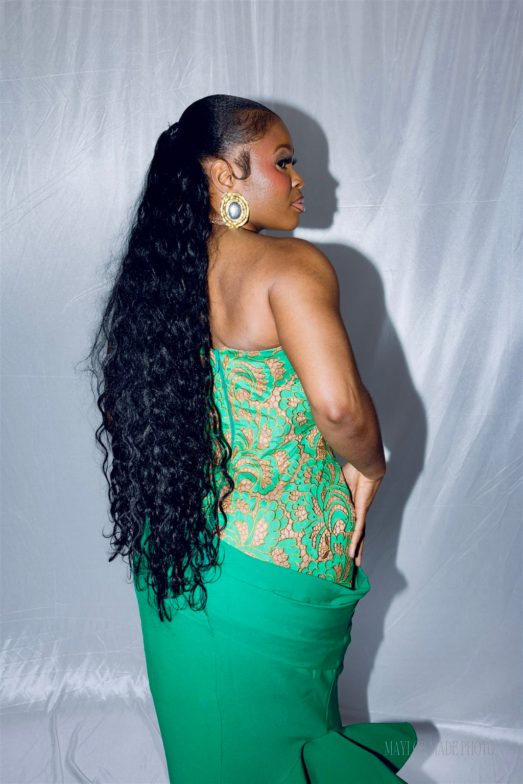 Sculpted Ivy Dress