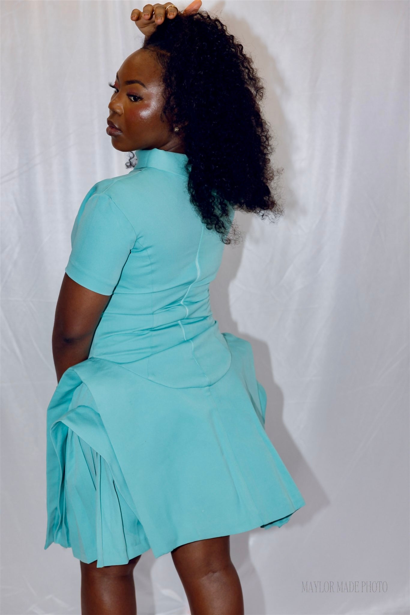 Azure Shift Dress