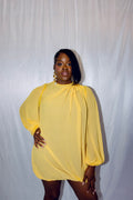 Golden Cocoon Dress