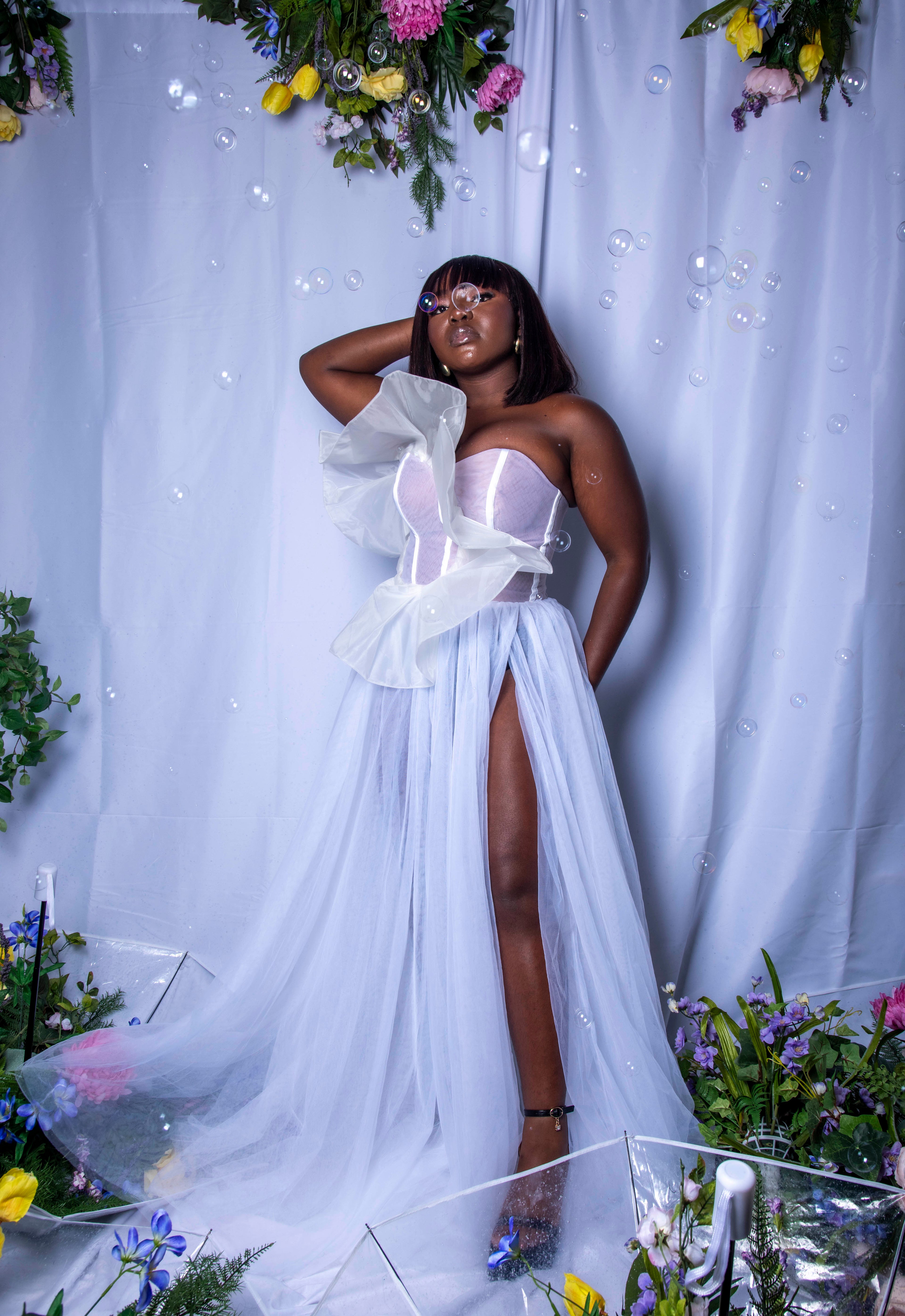 Soft Celestial Bridal Robe