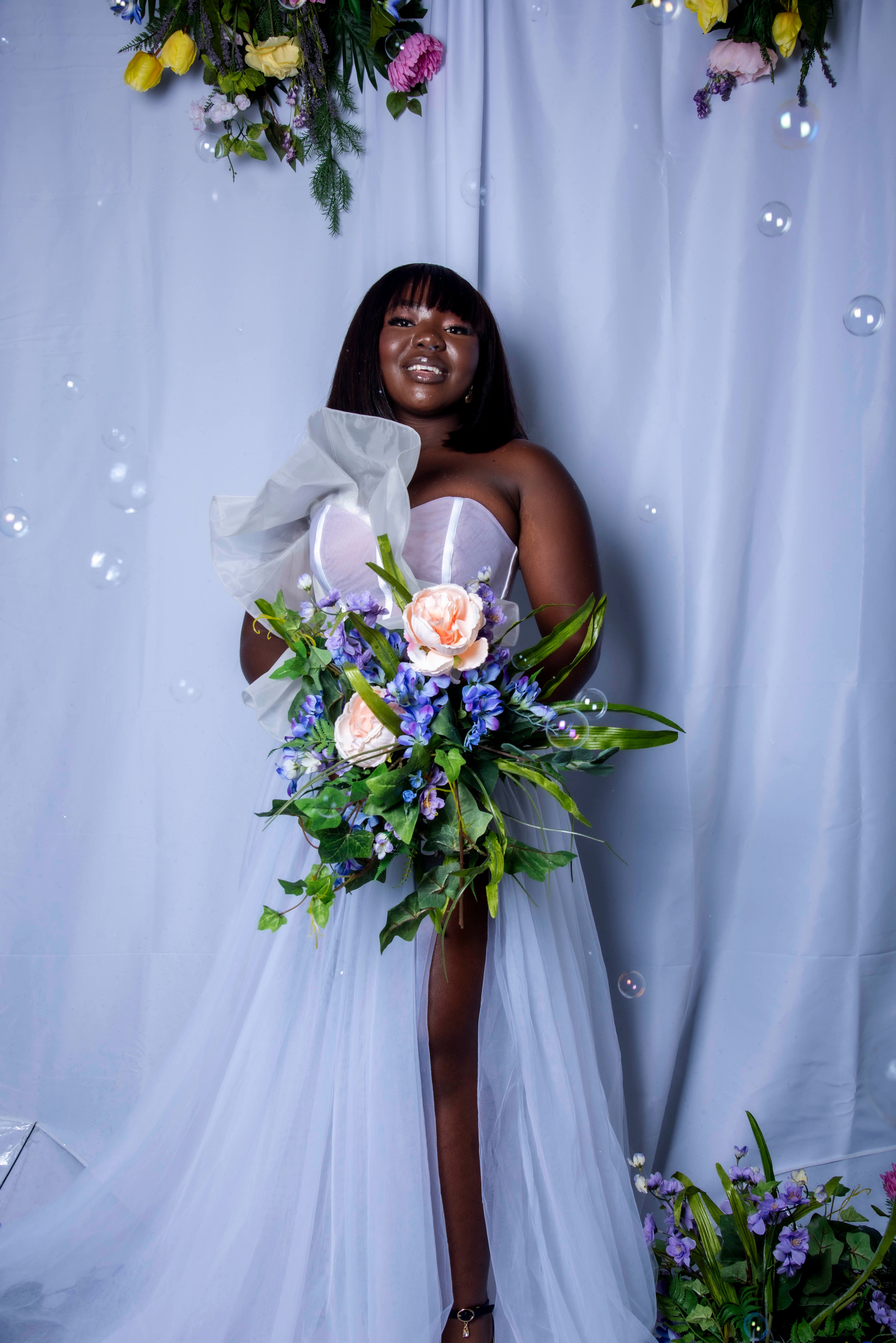 Soft Celestial Bridal Robe