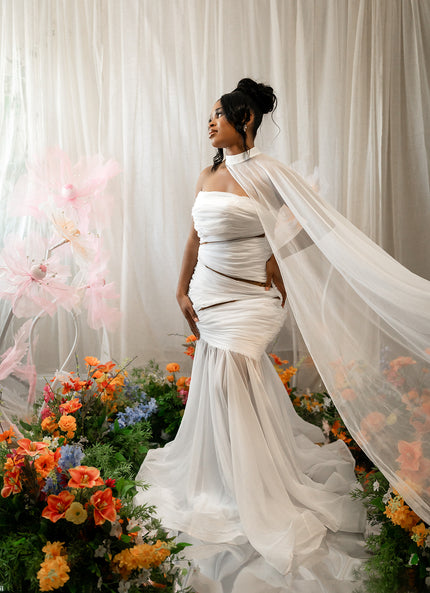 Stormy Bridal Robe
