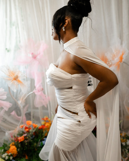 Stormy Bridal Robe