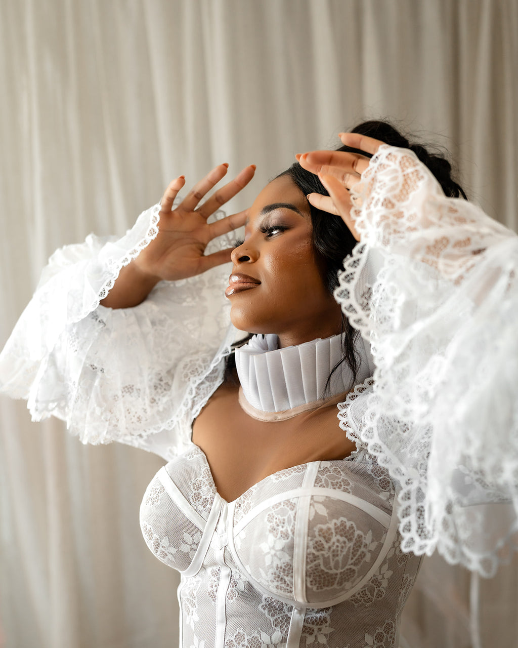 Poison Lace Bridal Robe