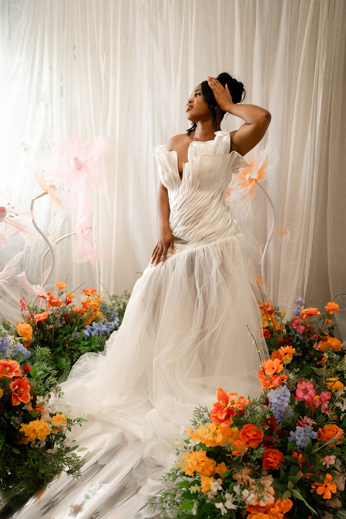 Ivory Blade Bridal Robe
