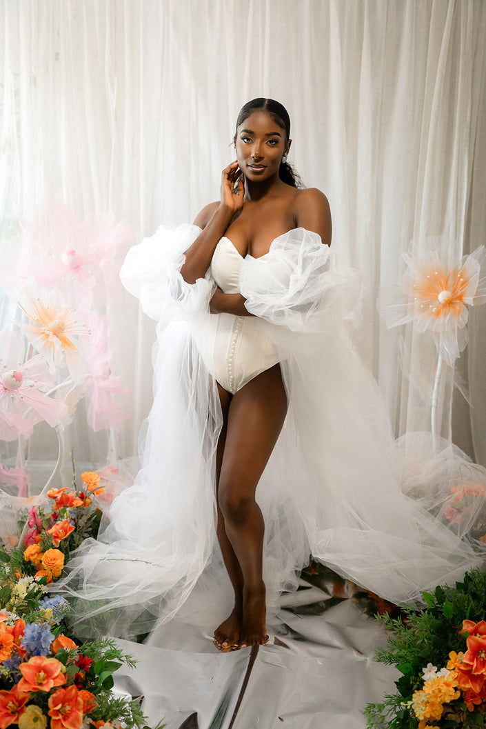 Celeste Whisper Bridal Robe