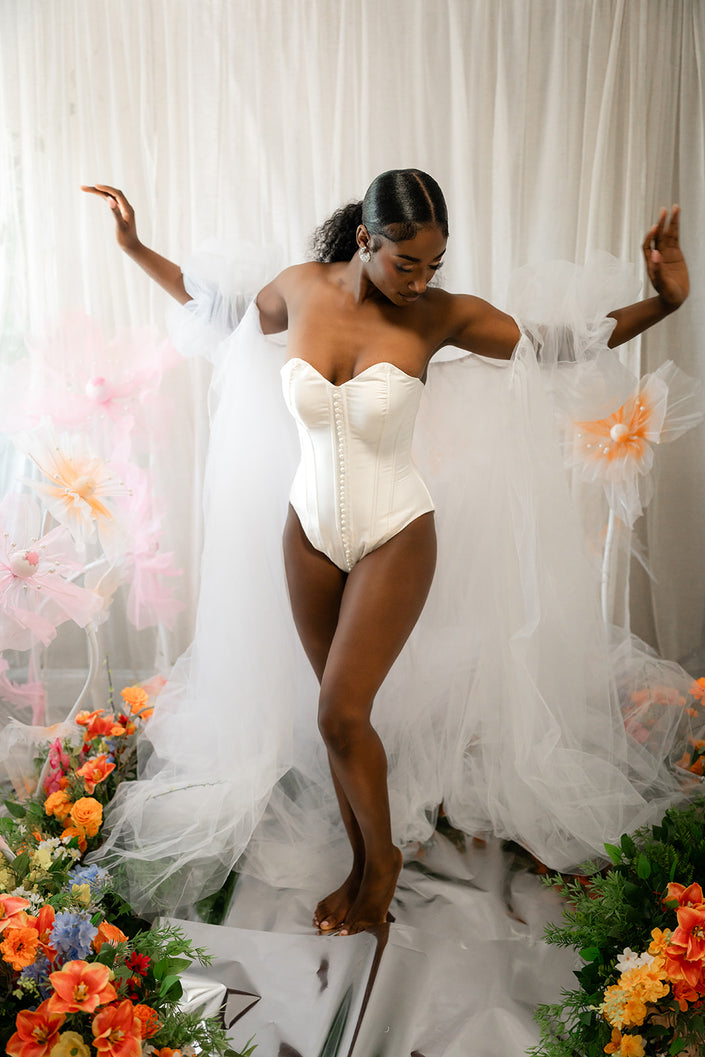 Celeste Whisper Bridal Robe
