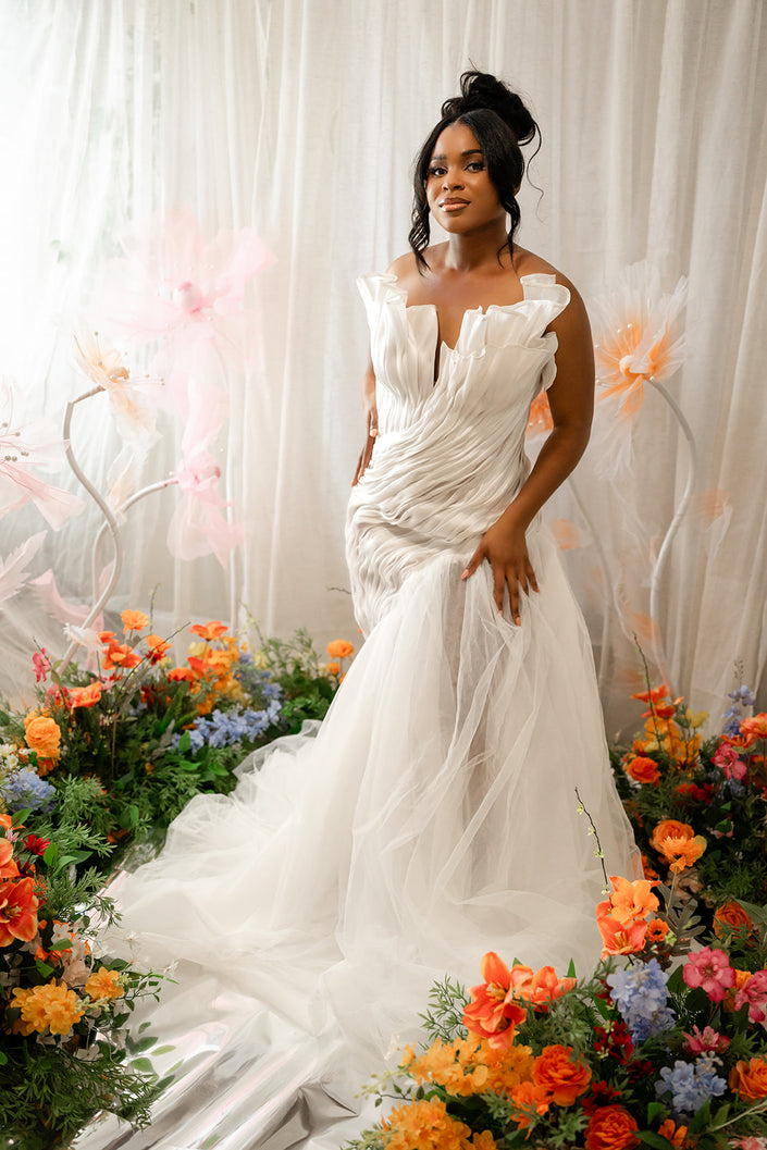 Ivory Blade Bridal Robe